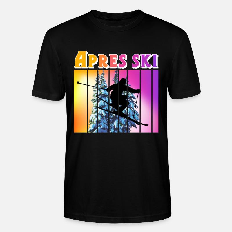 Apres Ski - Stanley/Stella Unisex Bio-T-Shirt CRAFTER - Schwarz