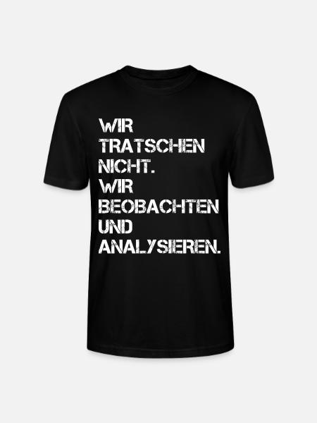 Gossip Observing Analyzing Gossiping Women - Stanley/Stella CRAFTER Unisex Organic T-Shirt - black