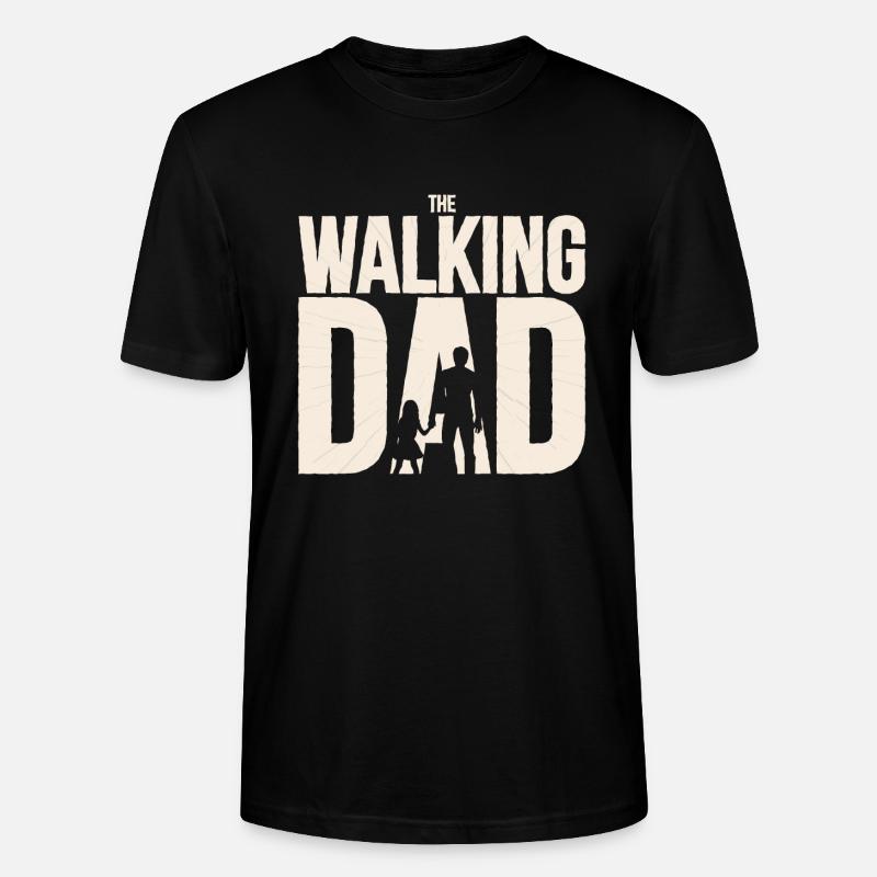 Der wandelnde Vater - Stanley/Stella Unisex Bio-T-Shirt CRAFTER - Schwarz