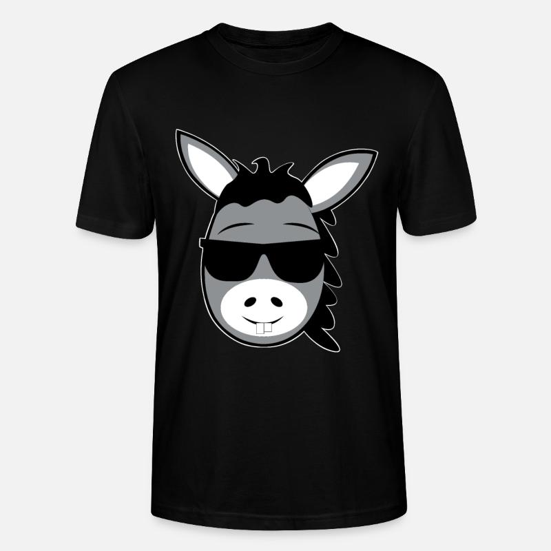 Esel - Stanley/Stella Unisex Bio-T-Shirt CRAFTER - Schwarz