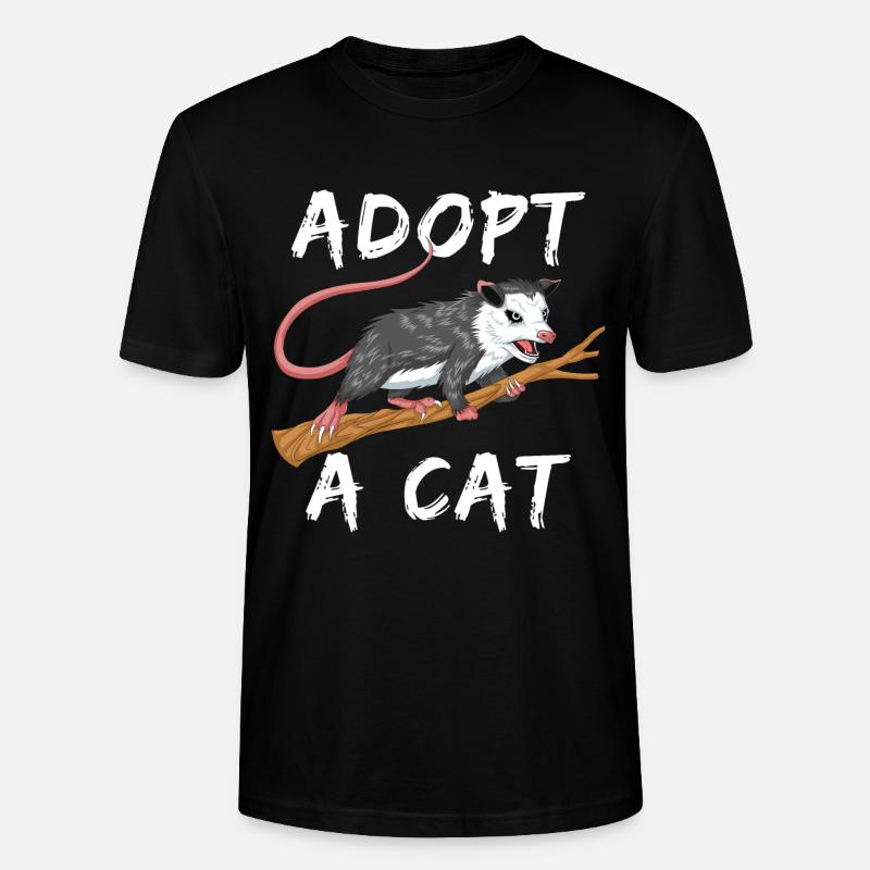 adoptiere eine Katze - Stanley/Stella Unisex Bio-T-Shirt CRAFTER - Schwarz