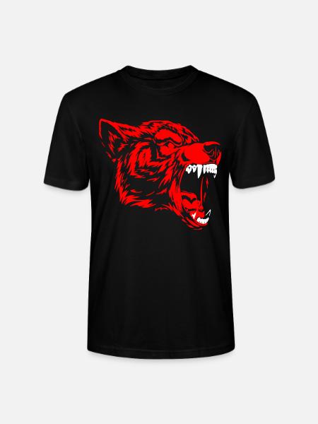 Werewolf Monster Design - Stanley/Stella CRAFTER Unisex Organic T-Shirt - black
