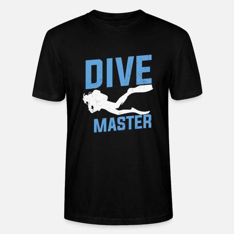Tauchen Zitat Dive Master Scuba Diving - Stanley/Stella Unisex Bio-T-Shirt CRAFTER - Schwarz