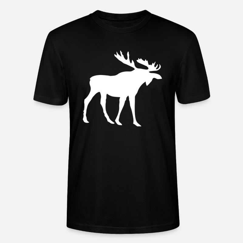 Elche Elch - Stanley/Stella Unisex Bio-T-Shirt CRAFTER - Schwarz