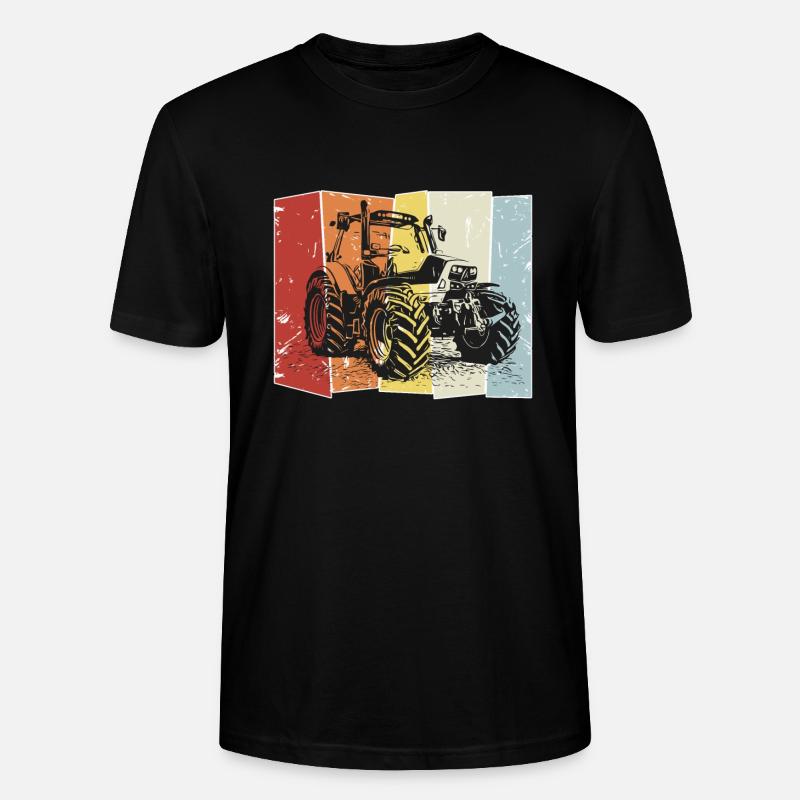 Tractor Deutz retro - Stanley/Stella CRAFTER Unisex Organic T-Shirt - black