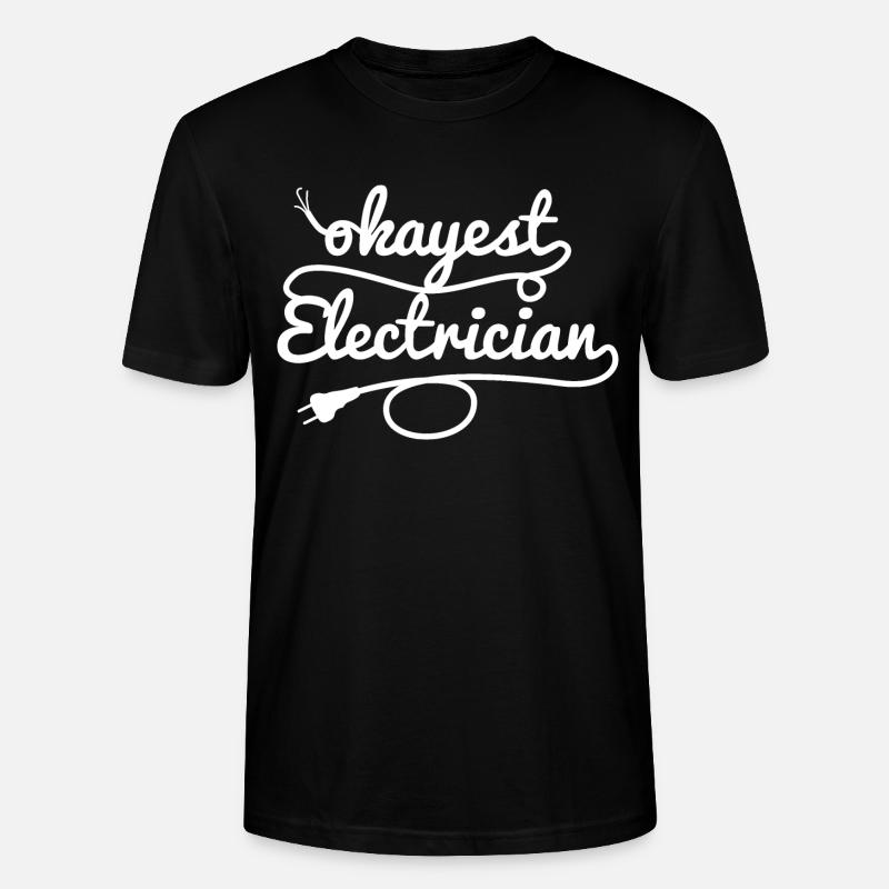 Mittelmäßiger Elektriker - Stanley/Stella Unisex Bio-T-Shirt CRAFTER - Schwarz