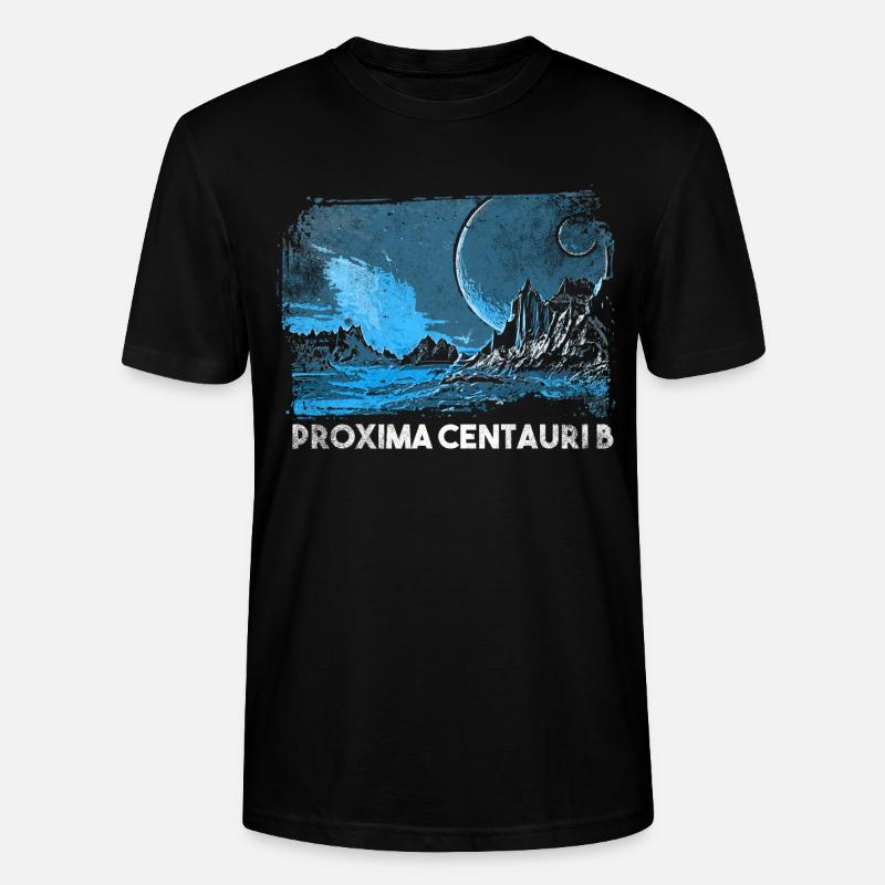 Exoplanète Proxima Centauri b - T-shirt bio CRAFTER Stanley Stella Unisexe - noir