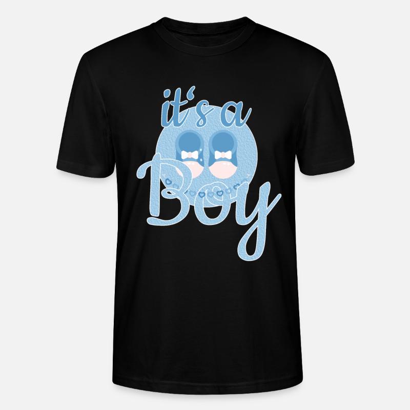 Baby Boy Geschenk - Stanley/Stella Unisex Bio-T-Shirt CRAFTER - Schwarz