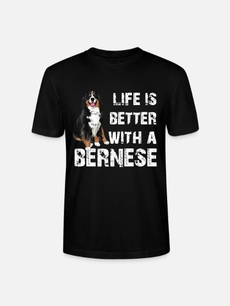 Bernese Mountain Dog - Stanley/Stella CRAFTER Unisex Organic T-Shirt - black
