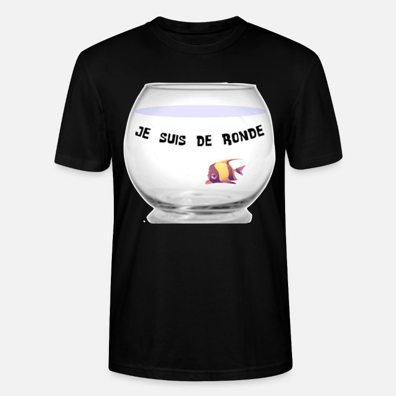 Poisson - T-shirt bio CRAFTER Stanley Stella Unisexe - noir