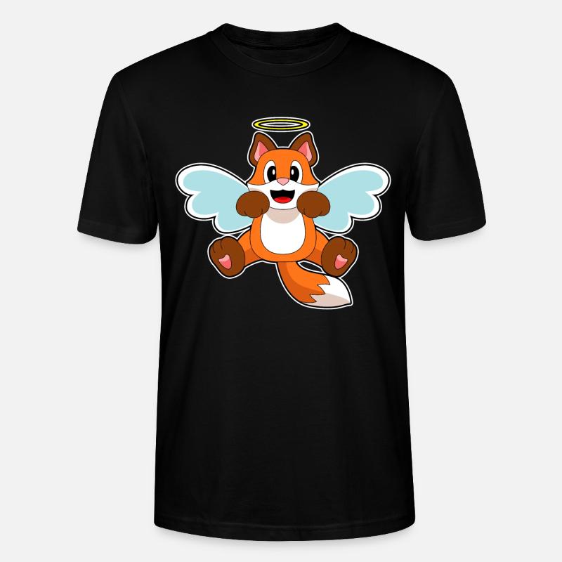 Fox Angel - T-shirt bio CRAFTER Stanley Stella Unisexe - noir