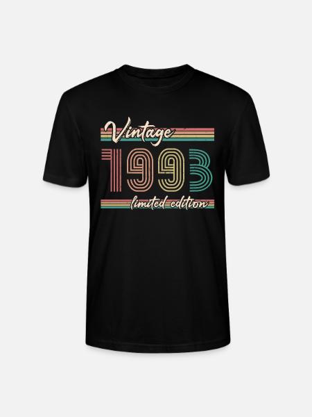 ST 1993 Darkline millésime - T-shirt bio CRAFTER Stanley Stella Unisexe - noir