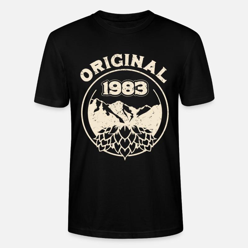 BC 1983 Original - T-shirt bio CRAFTER Stanley Stella Unisexe - noir