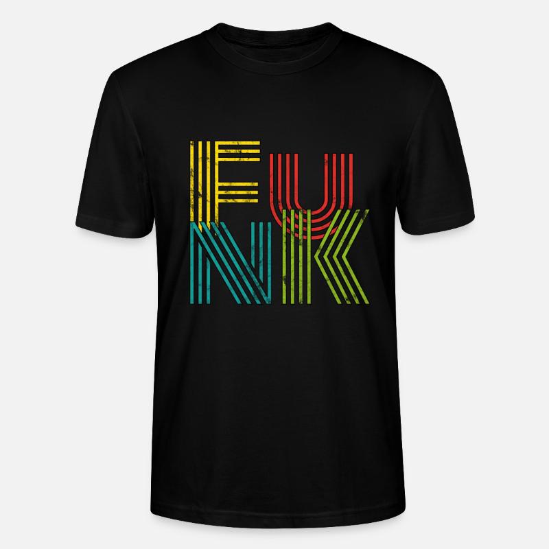 Funk Musik Retro - Stanley/Stella Unisex Bio-T-Shirt CRAFTER - Schwarz