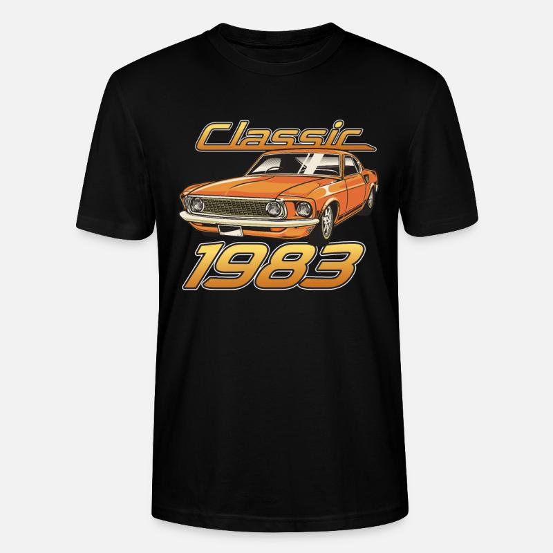Oldtimer 1983 - Stanley/Stella Unisex Bio-T-Shirt CRAFTER - Schwarz