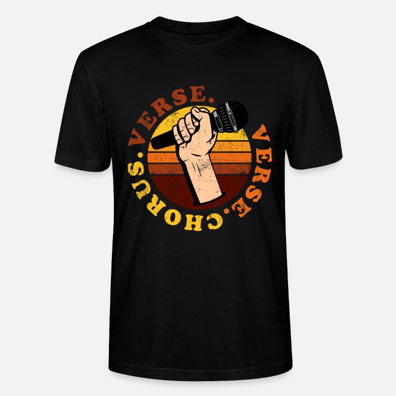 Couplet Refrain Couplet - T-shirt bio CRAFTER Stanley Stella Unisexe - noir