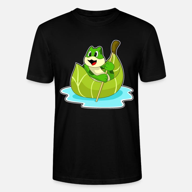 Frosch Boot - Stanley/Stella Unisex Bio-T-Shirt CRAFTER - Schwarz