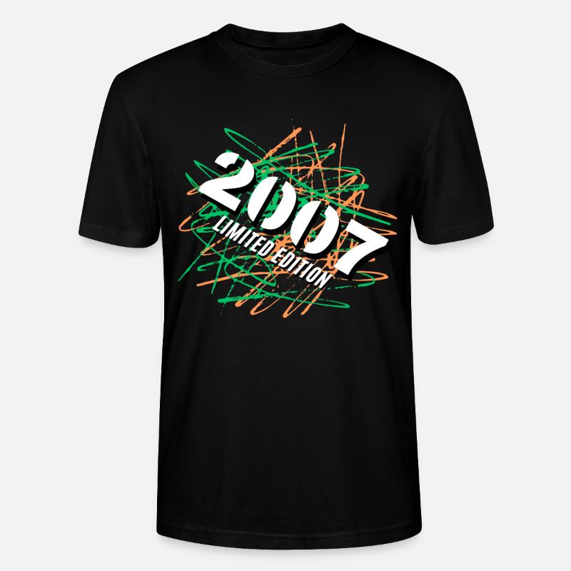 Édition limitée 2007 - T-shirt bio CRAFTER Stanley Stella Unisexe - noir