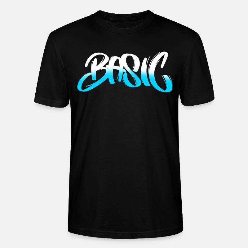 BASIC Graffiti Gradient - Stanley/Stella CRAFTER Unisex Organic T-Shirt - black