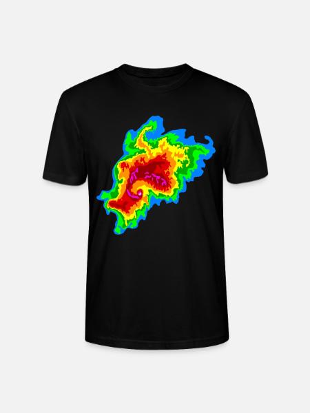 Joplin , Tornado, Radar, Stormchaser - Stanley/Stella CRAFTER Unisex Organic T-Shirt - black