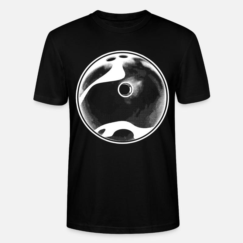 Bowlingkugel - Stanley/Stella Unisex Bio-T-Shirt CRAFTER - Schwarz