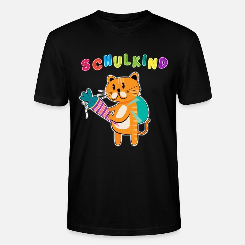 Schulkind Einschulung | Schulanfang ABC-Schütze - Stanley/Stella Unisex Bio-T-Shirt CRAFTER - Schwarz