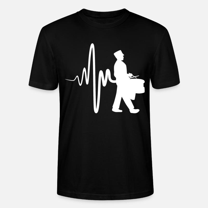 Paradetrommler - Stanley/Stella Unisex Bio-T-Shirt CRAFTER - Schwarz