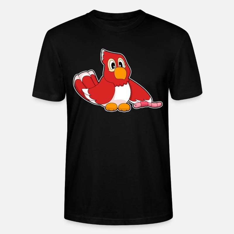 Ver perroquet - T-shirt bio CRAFTER Stanley Stella Unisexe - noir