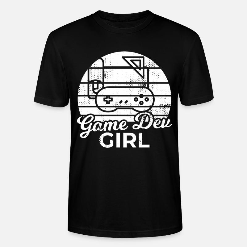 Game Dev Girl - Stanley/Stella Unisex Bio-T-Shirt CRAFTER - Schwarz