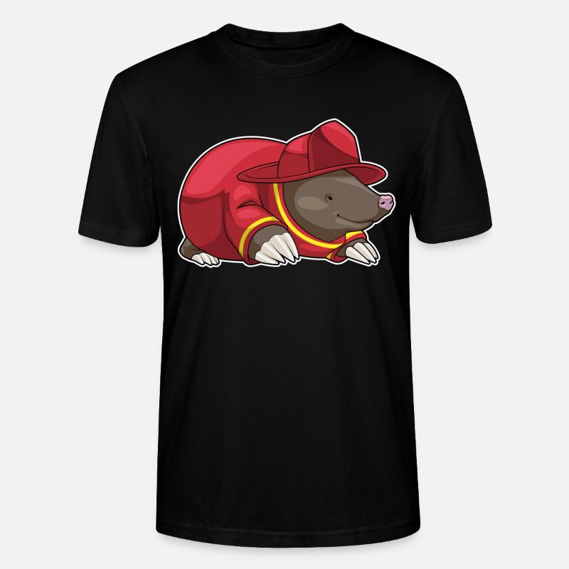 Pompiers de Mole - T-shirt bio CRAFTER Stanley Stella Unisexe - noir