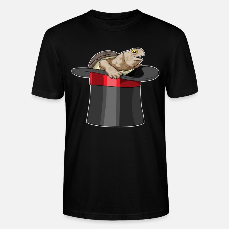 Cylindre Turtle Wizard - T-shirt bio CRAFTER Stanley Stella Unisexe - noir