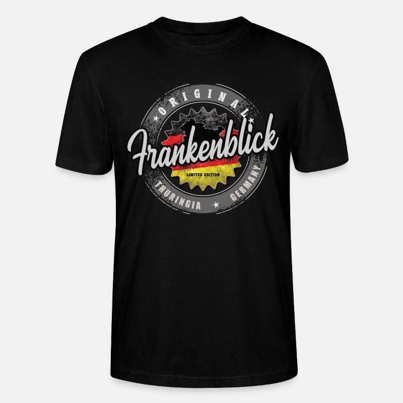 Original Germany Thüringen Frankenblick - Stanley/Stella Unisex Bio-T-Shirt CRAFTER - Schwarz