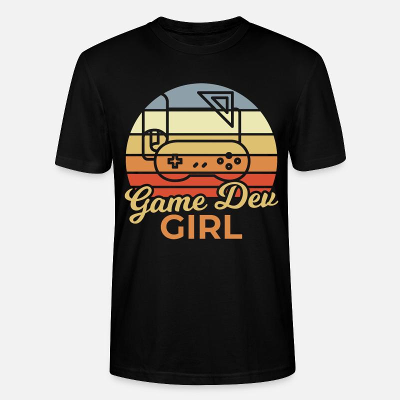 Game Dev Mädchen - Stanley/Stella Unisex Bio-T-Shirt CRAFTER - Schwarz