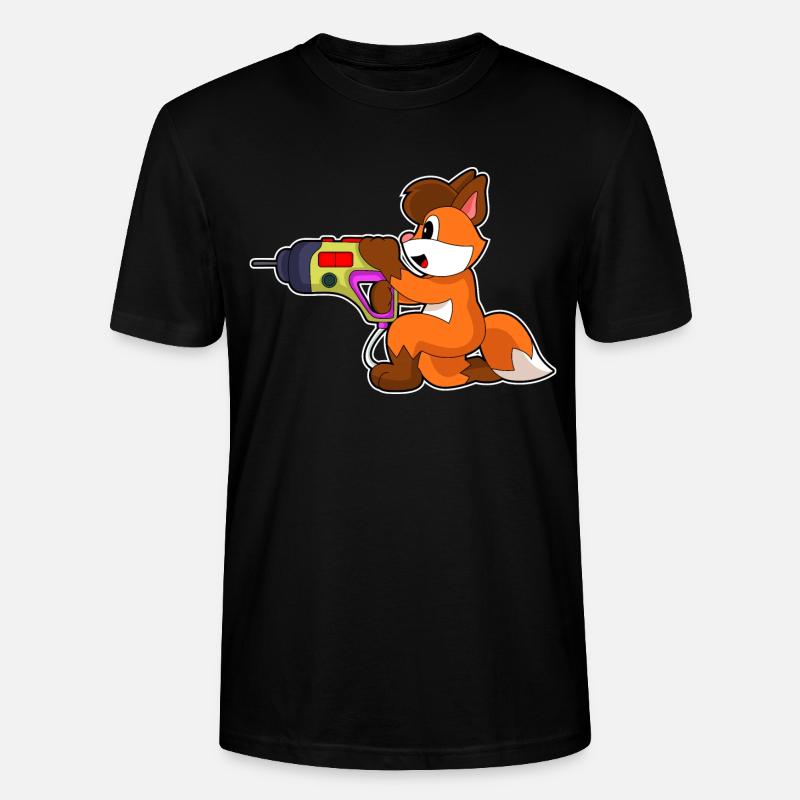 Fuchs Craftsman Drill - T-shirt bio CRAFTER Stanley Stella Unisexe - noir