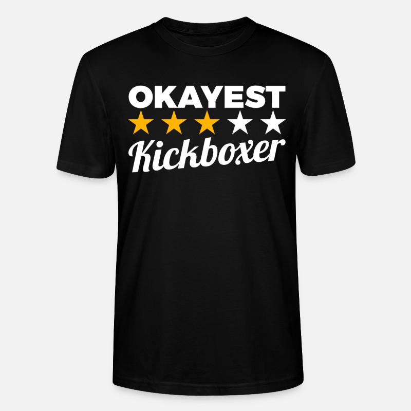 Durchschnittlicher Kickboxer - Stanley/Stella Unisex Bio-T-Shirt CRAFTER - Schwarz