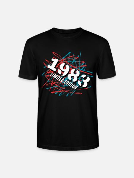 1983 Édition limitée - T-shirt bio CRAFTER Stanley Stella Unisexe - noir