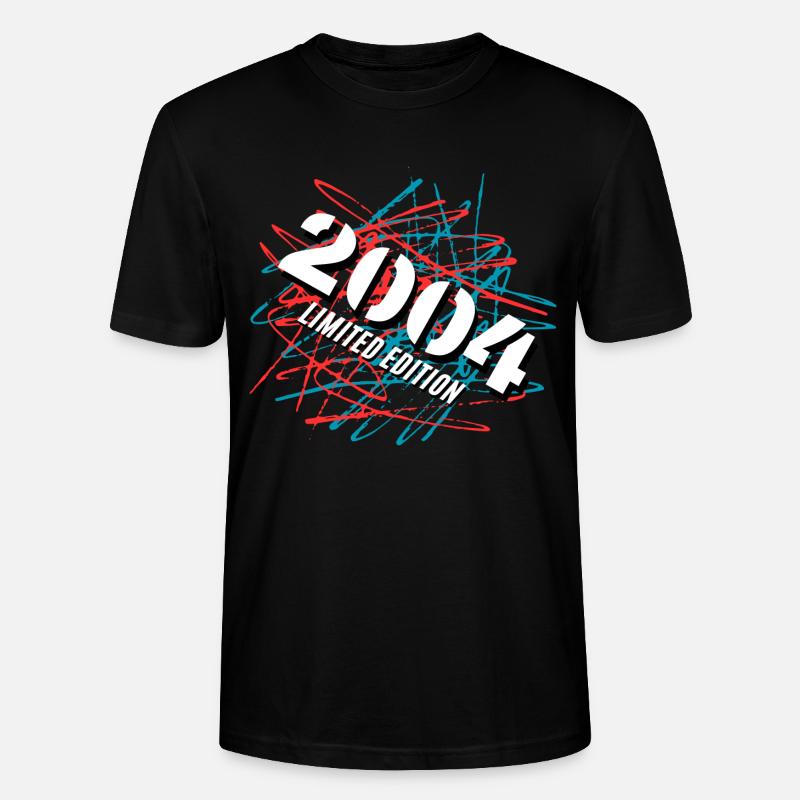 2004 Édition Limitée - T-shirt bio CRAFTER Stanley Stella Unisexe - noir