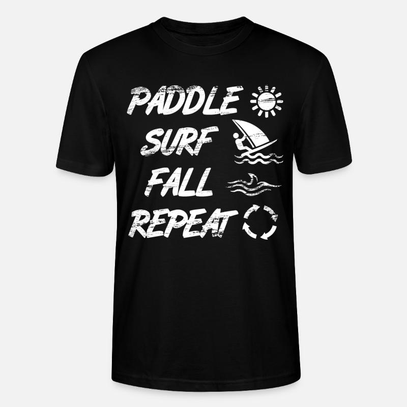 Windsurfer Spruch - Stanley/Stella Unisex Bio-T-Shirt CRAFTER - Schwarz