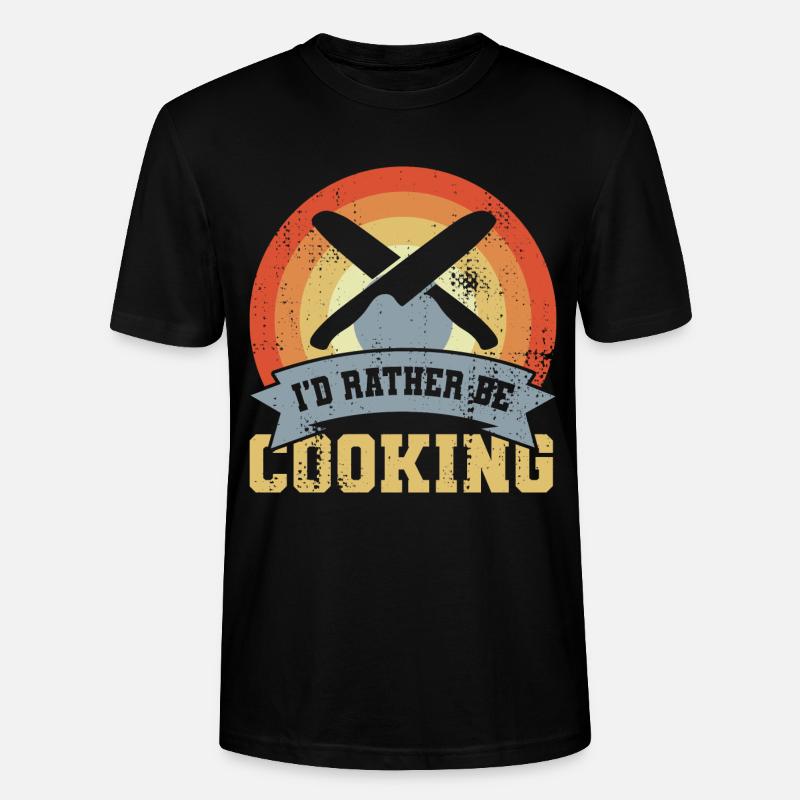 Recette - T-shirt bio CRAFTER Stanley Stella Unisexe - noir