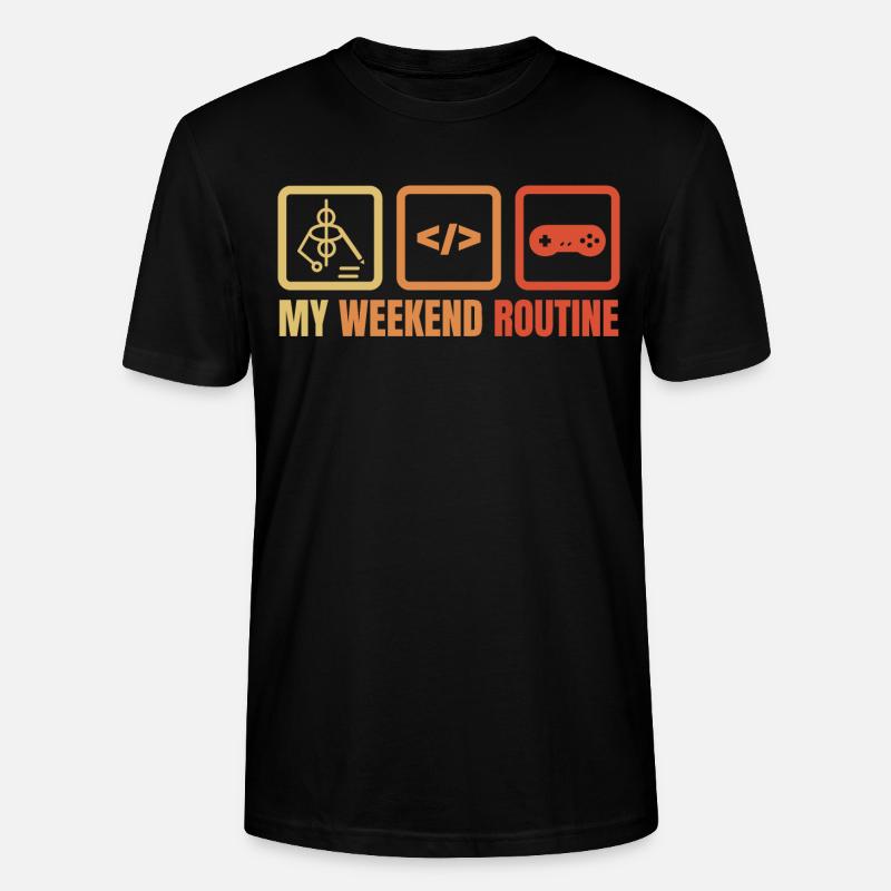 Game Dev Weekend - Stanley/Stella CRAFTER Unisex Organic T-Shirt - black