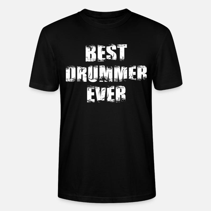 Bester Schlagzeuger aller Zeiten - Stanley/Stella Unisex Bio-T-Shirt CRAFTER - Schwarz