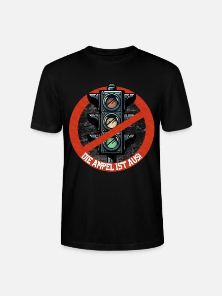 Die AMPEL ist AUS! - Stanley/Stella Unisex Bio-T-Shirt CRAFTER - Schwarz