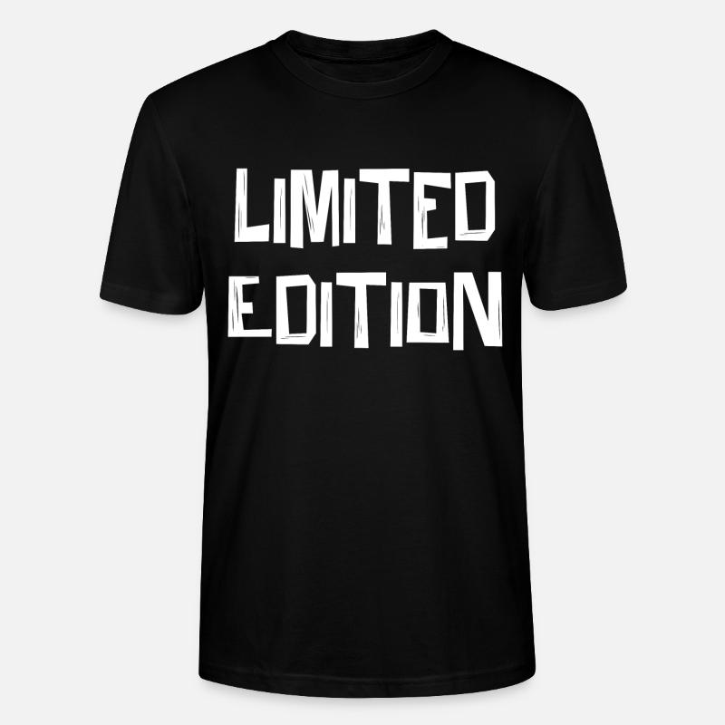 Lettrage en édition limitée - T-shirt bio CRAFTER Stanley Stella Unisexe - noir