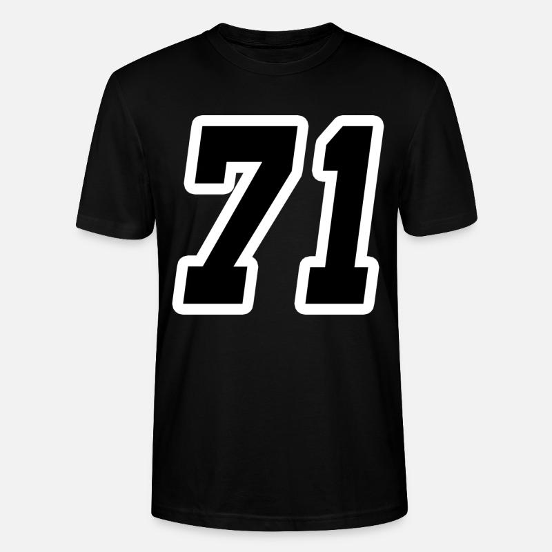 Nummer einundsiebzig 71 - Stanley/Stella Unisex Bio-T-Shirt CRAFTER - Schwarz
