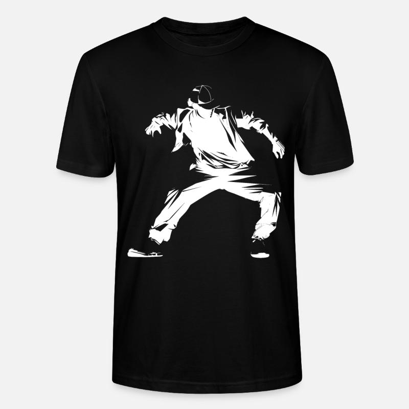 Breakdancer Grafik - Stanley/Stella Unisex Bio-T-Shirt CRAFTER - Schwarz