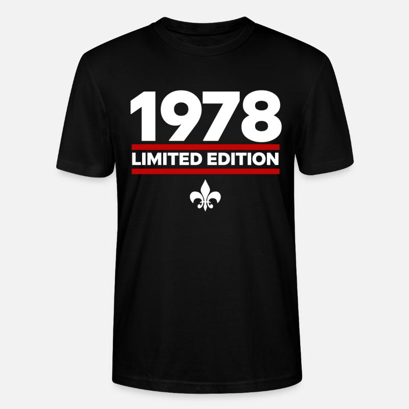 Édition limitée de 1978 - T-shirt bio CRAFTER Stanley Stella Unisexe - noir