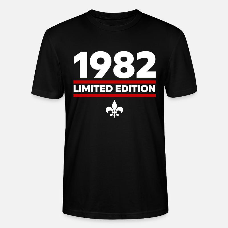 Édition limitée de 1982 - T-shirt bio CRAFTER Stanley Stella Unisexe - noir