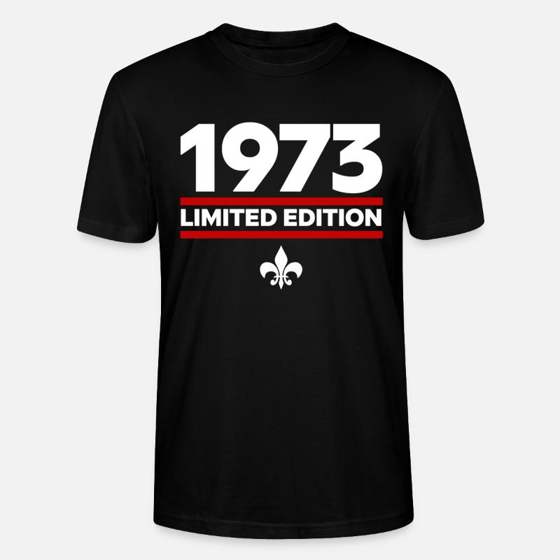 1973 Limited Edition - Stanley/Stella Unisex Bio-T-Shirt CRAFTER - Schwarz