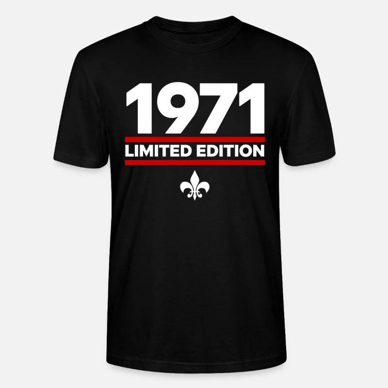 Édition limitée de 1971 - T-shirt bio CRAFTER Stanley Stella Unisexe - noir