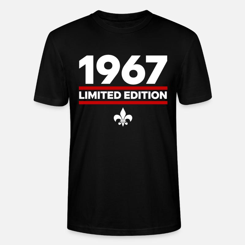 Édition limitée de 1967 - T-shirt bio CRAFTER Stanley Stella Unisexe - noir